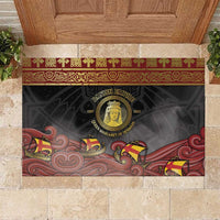 Danish Empire Rubber Doormat Kalmar Union With Viking Patterns - Wonder Print Shop