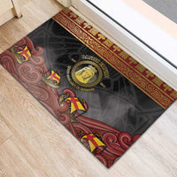 Danish Empire Rubber Doormat Kalmar Union With Viking Patterns - Wonder Print Shop