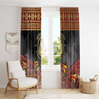 Danish Empire Window Curtain Kalmar Union With Viking Patterns - Wonder Print Shop