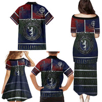 Personalized Norwegian Empire Family Matching Puletasi and Hawaiian Shirt Ancient Viking Patterns - Wonder Print Shop