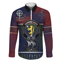 Personalized Norwegian Empire Family Matching Puletasi and Hawaiian Shirt Ancient Viking Patterns - Wonder Print Shop