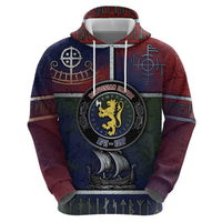 Personalized Norwegian Empire Hoodie Ancient Viking Patterns - Wonder Print Shop