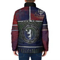 Personalized Norwegian Empire Padded Jacket Ancient Viking Patterns - Wonder Print Shop