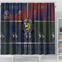 Norwegian Empire Shower Curtain Ancient Viking Patterns - Wonder Print Shop
