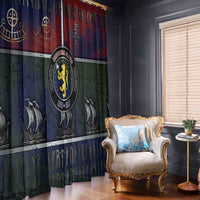 Norwegian Empire Window Curtain Ancient Viking Patterns - Wonder Print Shop