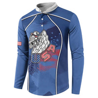 Custom USA Climbing Button Sweatshirt American Eagle Climber