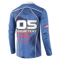 Custom USA Climbing Button Sweatshirt American Eagle Climber