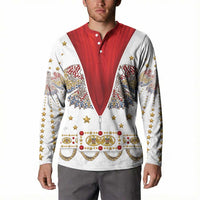 American Eagle Rock Star Costume Button Sweatshirt Vintage 70s Rhinestone Patriotic Stage Outfit