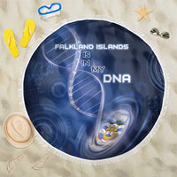 Falkland Islands Is In My DNA Beach Blanket - Wonder Print Shop