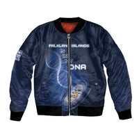 Personalized Falkland Islands Is In My DNA Bomber Jacket - Wonder Print Shop