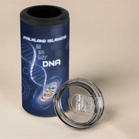Personalized Falkland Islands Is In My DNA 4 in 1 Can Cooler Tumbler - Wonder Print Shop