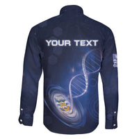 Personalized Falkland Islands Is In My DNA Family Matching Long Sleeve Bodycon Dress and Hawaiian Shirt - Wonder Print Shop