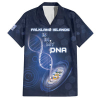 Personalized Falkland Islands Is In My DNA Family Matching Off Shoulder Maxi Dress and Hawaiian Shirt - Wonder Print Shop