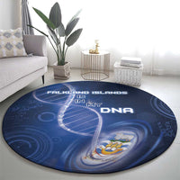 Falkland Islands Is In My DNA Round Carpet - Wonder Print Shop