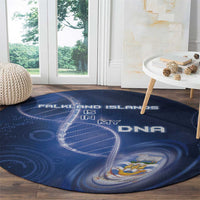 Falkland Islands Is In My DNA Round Carpet - Wonder Print Shop