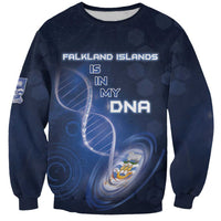 Personalized Falkland Islands Is In My DNA Sweatshirt - Wonder Print Shop