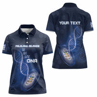 Personalized Falkland Islands Is In My DNA Women Polo Shirt - Wonder Print Shop