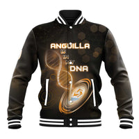 Personalized Anguilla Is In My DNA Baseball Jacket - Wonder Print Shop