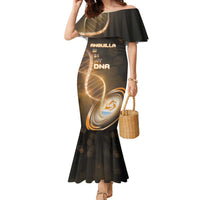 Personalized Anguilla Is In My DNA Family Matching Mermaid Dress and Hawaiian Shirt - Wonder Print Shop