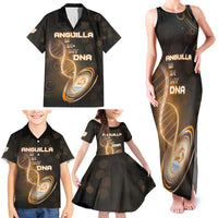 Personalized Anguilla Is In My DNA Family Matching Tank Maxi Dress and Hawaiian Shirt - Wonder Print Shop