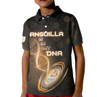 Personalized Anguilla Is In My DNA Kid Polo Shirt - Wonder Print Shop