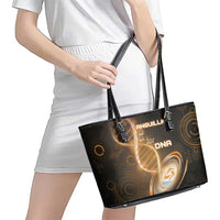 Anguilla Is In My DNA Leather Tote Bag - Wonder Print Shop