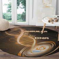 Anguilla Is In My DNA Round Carpet - Wonder Print Shop