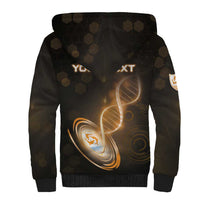 Personalized Anguilla Is In My DNA Sherpa Hoodie - Wonder Print Shop