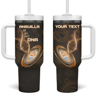 Personalized Anguilla Is In My DNA Tumbler With Handle - Wonder Print Shop