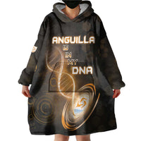 Personalized Anguilla Is In My DNA Wearable Blanket Hoodie - Wonder Print Shop