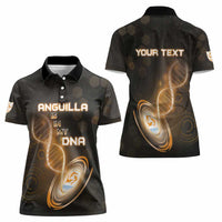 Personalized Anguilla Is In My DNA Women Polo Shirt - Wonder Print Shop