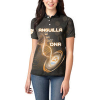 Personalized Anguilla Is In My DNA Women Polo Shirt - Wonder Print Shop