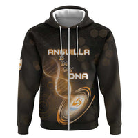 Personalized Anguilla Is In My DNA Zip Hoodie - Wonder Print Shop