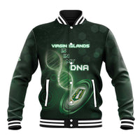 Personalized The British Virgin Islands Is In My DNA Baseball Jacket - Wonder Print Shop