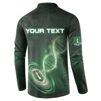 Personalized The British Virgin Islands Is In My DNA Button Sweatshirt - Wonder Print Shop