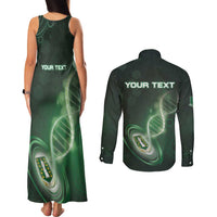 Personalized The British Virgin Islands Is In My DNA Couples Matching Tank Maxi Dress and Long Sleeve Button Shirt - Wonder Print Shop