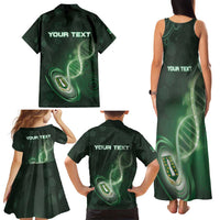 Personalized The British Virgin Islands Is In My DNA Family Matching Tank Maxi Dress and Hawaiian Shirt - Wonder Print Shop