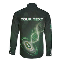 Personalized The British Virgin Islands Is In My DNA Long Sleeve Button Shirt - Wonder Print Shop