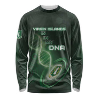 Personalized The British Virgin Islands Is In My DNA Long Sleeve Shirt - Wonder Print Shop