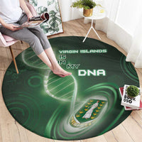 The British Virgin Islands Is In My DNA Round Carpet - Wonder Print Shop