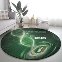 The British Virgin Islands Is In My DNA Round Carpet - Wonder Print Shop