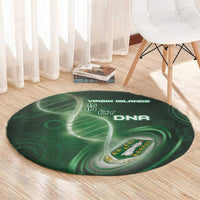 The British Virgin Islands Is In My DNA Round Carpet - Wonder Print Shop