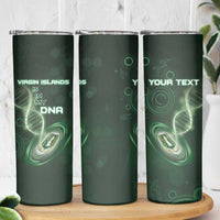 Personalized The British Virgin Islands Is In My DNA Skinny Tumbler - Wonder Print Shop