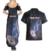 Personalized The Cayman Islands Is In My DNA Couples Matching Summer Maxi Dress and Hawaiian Shirt - Wonder Print Shop