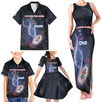 Personalized The Cayman Islands Is In My DNA Family Matching Tank Maxi Dress and Hawaiian Shirt - Wonder Print Shop
