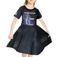 Personalized The Cayman Islands Is In My DNA Kid Short Sleeve Dress - Wonder Print Shop