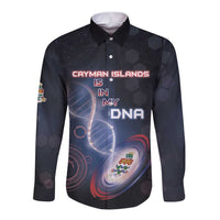 Personalized The Cayman Islands Is In My DNA Long Sleeve Button Shirt - Wonder Print Shop