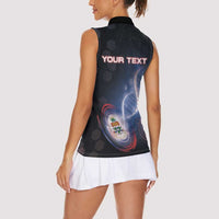 Personalized The Cayman Islands Is In My DNA Women Sleeveless Polo Shirt - Wonder Print Shop