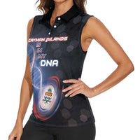 Personalized The Cayman Islands Is In My DNA Women Sleeveless Polo Shirt - Wonder Print Shop