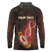 Personalized Gibraltar Is In My DNA Long Sleeve Polo Shirt - Wonder Print Shop